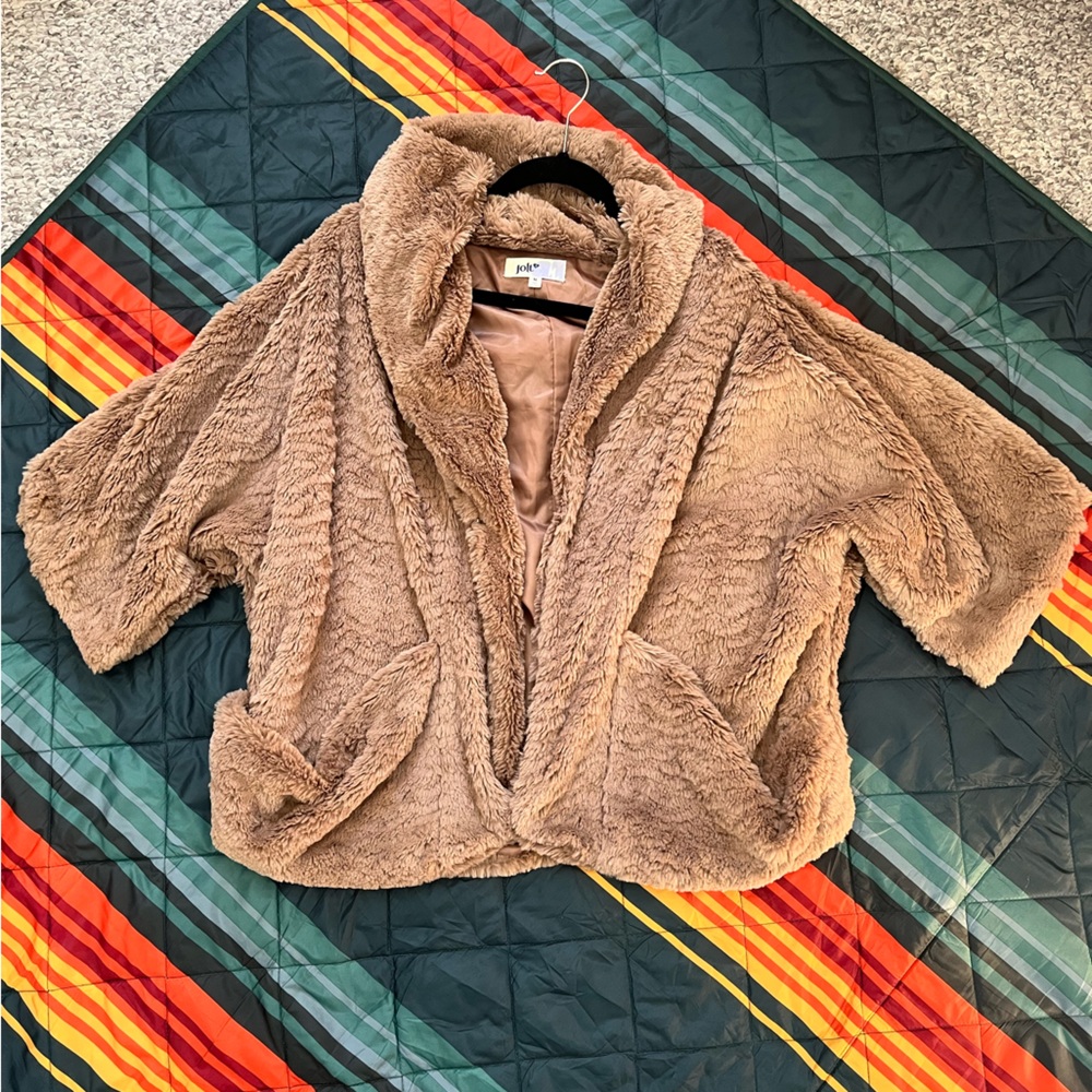 Faux fur coat